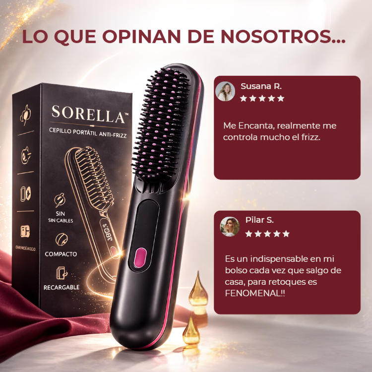 SORELLA™ Cepillo Portátil Anti-Frizz