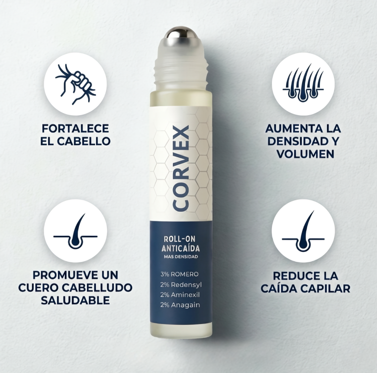 Roll-On Anticaída Más densidad
